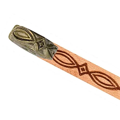 Tandy Leather Craftool Embossing Wheel Diamond Loop 8091-14 | Precision Leather Embossing Tool thumbnail 2