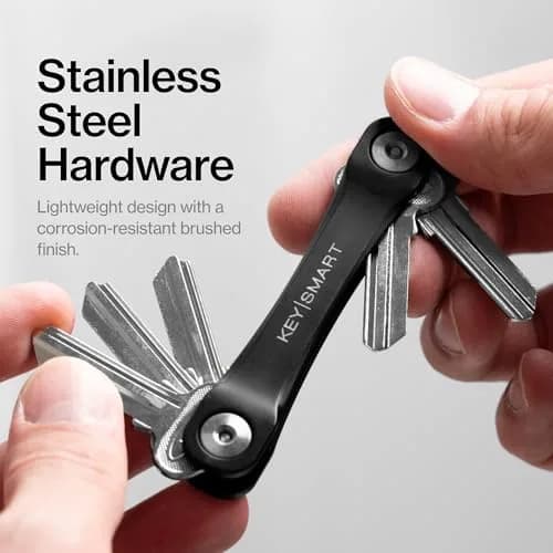 KeySmart Original Key Holder Compact Key Organizer for Key Chain Black 8 Keys | Ditch Jingle & Bulk thumbnail 6