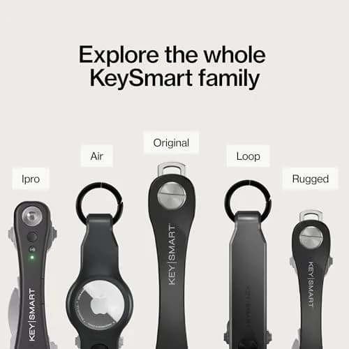 KeySmart Original Key Holder Compact Key Organizer for Key Chain Black 8 Keys | Ditch Jingle & Bulk thumbnail 8