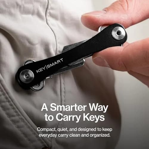 KeySmart Original Key Holder Compact Key Organizer for Key Chain Black 8 Keys | Ditch Jingle & Bulk thumbnail 9