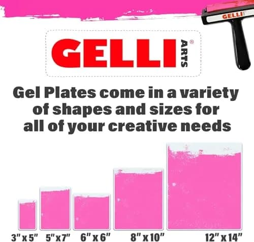 Gelli Arts 4" Round Gel Printing Plate | Monoprinting Made Simple thumbnail 7