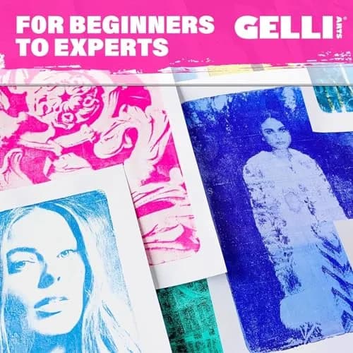 Gelli Arts 4" Round Gel Printing Plate | Monoprinting Made Simple thumbnail 3