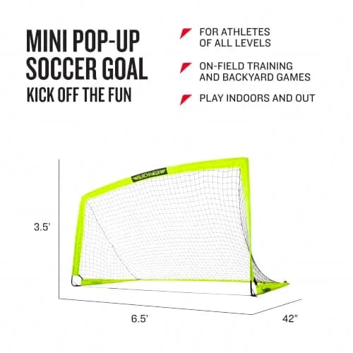 Franklin Blackhawk Portable Soccer Goal 1.2m x 0.9m (4' x 3') | Backyard Training & Match Play thumbnail 3