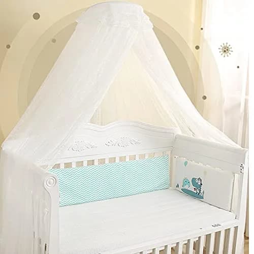Cdycam Baby Infant Toddler Bed Dome Mosquito Netting 35*220*550CM | Breathable Cotton Mesh for Baby Safety thumbnail 4