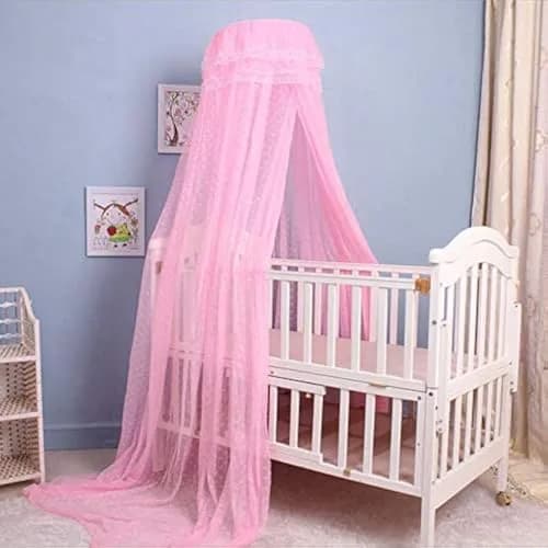 Cdycam Pink Bed Dome Mosquito Netting 35x220x550CM | Breathable & Easy Install (70-120 chars) thumbnail 1