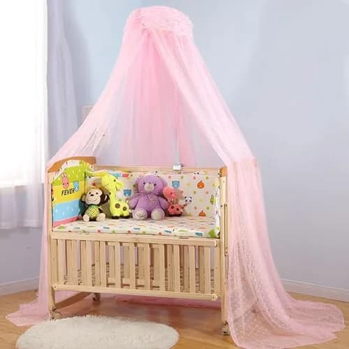 Cdycam Pink Bed Dome Mosquito Netting 35x220x550CM | Breathable & Easy Install (70-120 chars) thumbnail 2