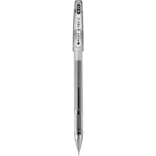 PILOT G-Tec-C Gel Ink Pens, Hyper Fine Point (0.25mm), Black Ink, 12-Pack | Ultra-Fine Writing for Precision Tasks thumbnail 1