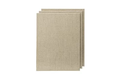 Senso Clear Primed Linen Panels 3x3-3 Pack | Versatile Art Surface for Oils, Acrylics & Pastels thumbnail 1