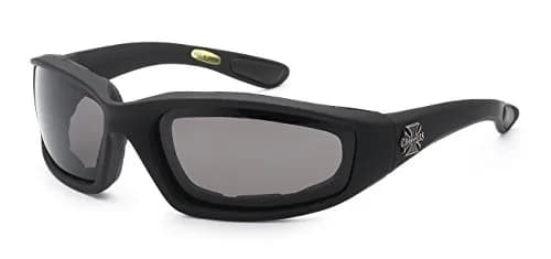 MODA Gangster Padded Motorcycle Goggles 55mm (2.17 in) | 100% UVA/UVB Protection thumbnail 1
