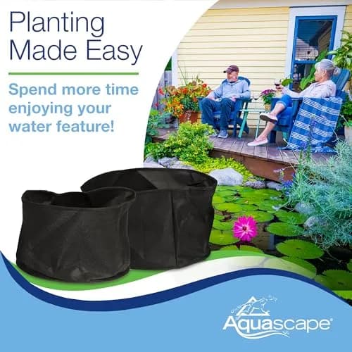 Aquascape Fabric Plant Pot 12" Round x 8" Deep | Water Garden & Pond Enhancement thumbnail 7