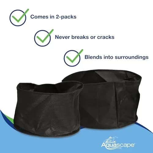 Aquascape Fabric Plant Pot 12" Round x 8" Deep | Water Garden & Pond Enhancement thumbnail 4