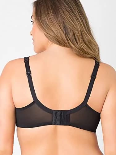 Curvy Couture Tulip Lace Push Up Balconette Plus Size Bra, 42DD | Elegant Support & Confidence thumbnail 4