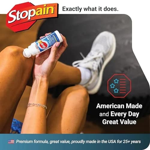 Stopain Pain Relief Roll On Gel 270ml (9 Fl Oz) | Fast Acting Topical Analgesic for Joint & Muscle Pain thumbnail 6