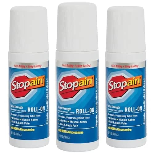 Stopain Pain Relief Roll On Gel 270ml (9 Fl Oz) | Fast Acting Topical Analgesic for Joint & Muscle Pain thumbnail 1