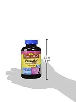 Nature Made Prenatal Multi + DHA 200mg 300 Softgels (150 Count Pack of 2) | Essential Vitamins for Pregnancy thumbnail 4