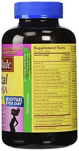 Nature Made Prenatal Multi + DHA 200mg 300 Softgels (150 Count Pack of 2) | Essential Vitamins for Pregnancy thumbnail 2