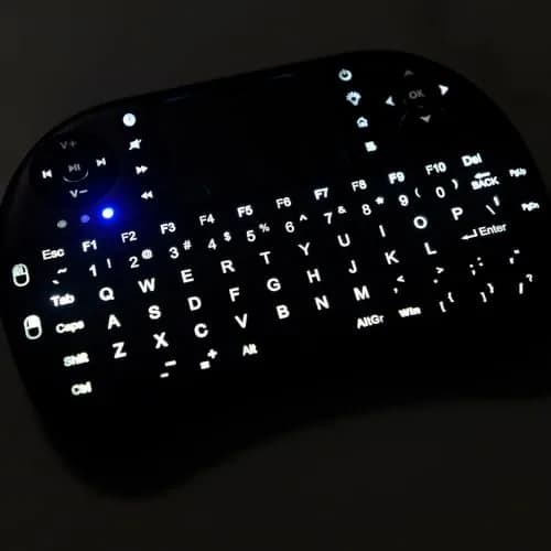 Rii Mini Wireless Keyboard with Touchpad & Backlit | Portable 92 Keys for Laptop/PC/Tablets thumbnail 7
