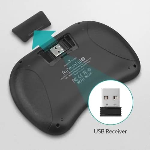 Rii Mini Wireless Keyboard with Touchpad & Backlit | Portable 92 Keys for Laptop/PC/Tablets thumbnail 8