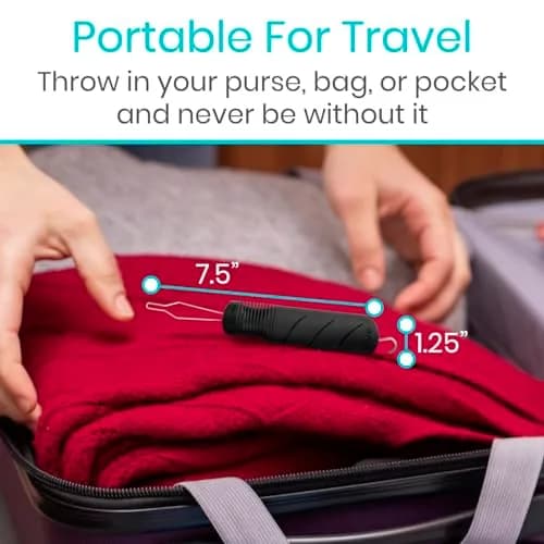 Vive Button Hook with Zipper Pull | Assist Tool for Arthritis & Limited Dexterity (70-120 chars) thumbnail 6