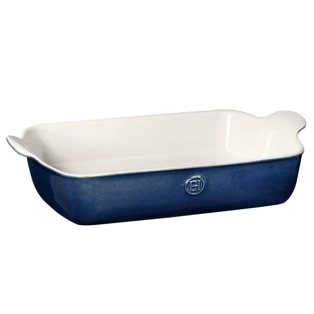 Emile Henry Modern Classics 13" x 9" Ceramic Rectangular Baker, Twilight | Versatile oven-safe bakeware for family recipes