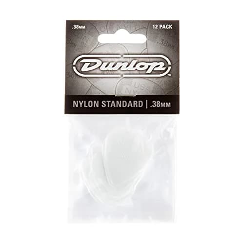 Jim Dunlop Nylon Standard Guitar Picks .38mm White 12-Pack | Classic Strumming & Rock Attack thumbnail 4