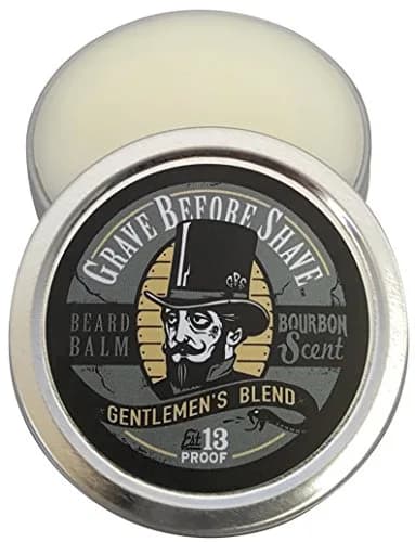 Grave Before Shave Gentlemen's Blend Beard Balm, 2 oz. | Bourbon & Sandalwood Scented, Deep Conditioning for Men thumbnail 1