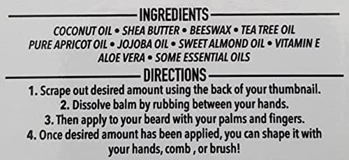 Grave Before Shave Gentlemen's Blend Beard Balm, 2 oz. | Bourbon & Sandalwood Scented, Deep Conditioning for Men thumbnail 3