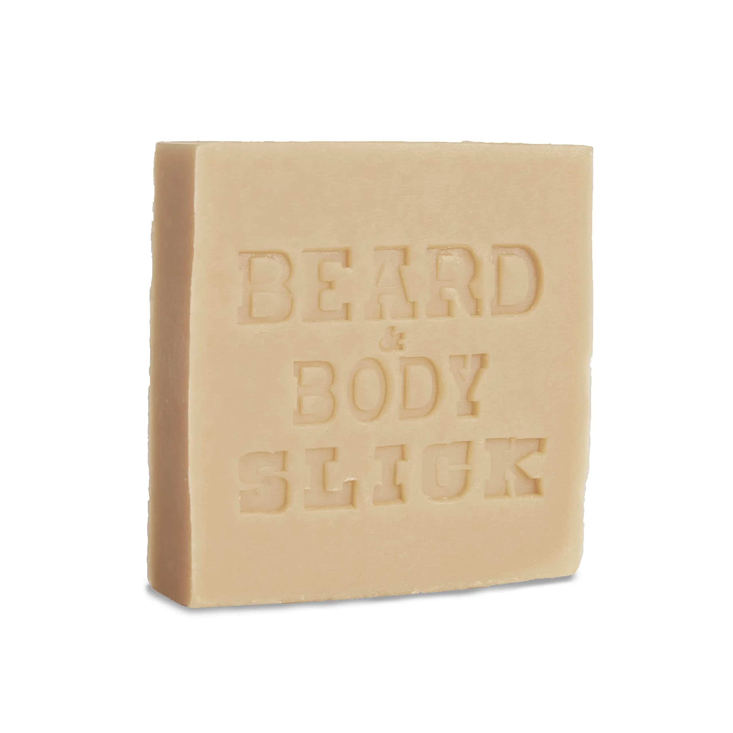 Honest Amish Beard & Body Soap (Slick) 6oz | All Natural Organic Face & Beard Cleanser — Eucalyptus, Clove, Cinnamon