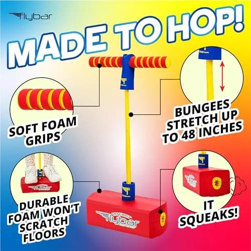 Flybar My First Foam Pogo Jumper for Kids | Ages 3+ Toddler Toy thumbnail 2