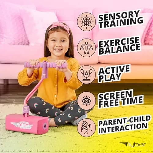 Flybar My First Foam Pogo Jumper for Kids (Pink) | ASTM-Tested Educational Toy for Ages 3+ thumbnail 3