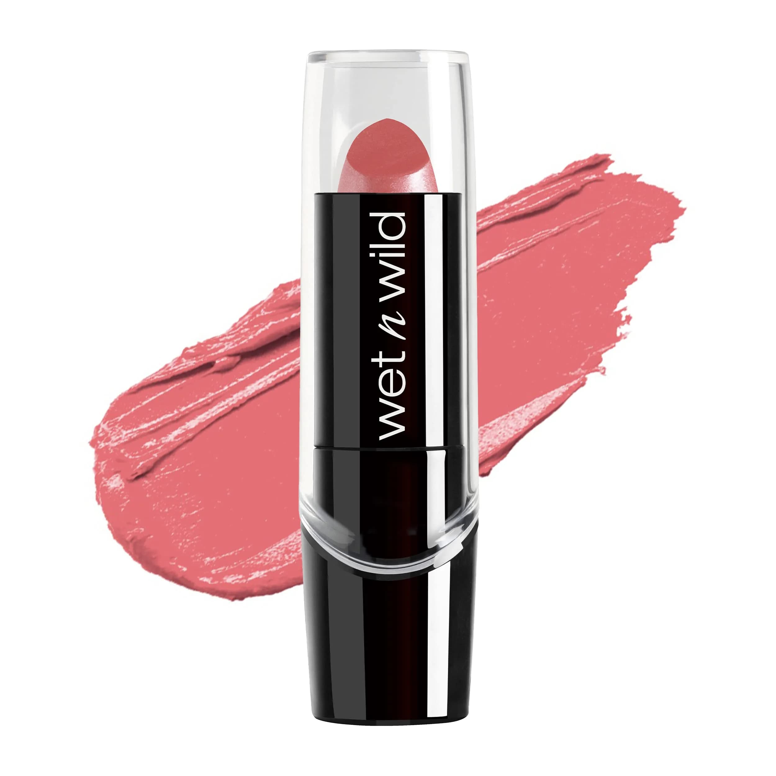 wet n wild Silk Finish Lipstick - Sunset Peach | Hydrating Rich Buildable Lip Color - main product image