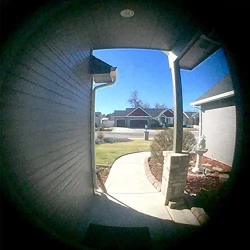 TOGU Solid Brass Door Viewer 220° Polished Chrome | Heavy Duty Privacy Cover (70-120 chars) thumbnail 7
