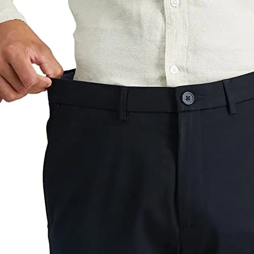 Haggar Men's Straight Fit Premium No Iron Khaki Pant 38W 29L | Classic Business Casual Comfort thumbnail 2