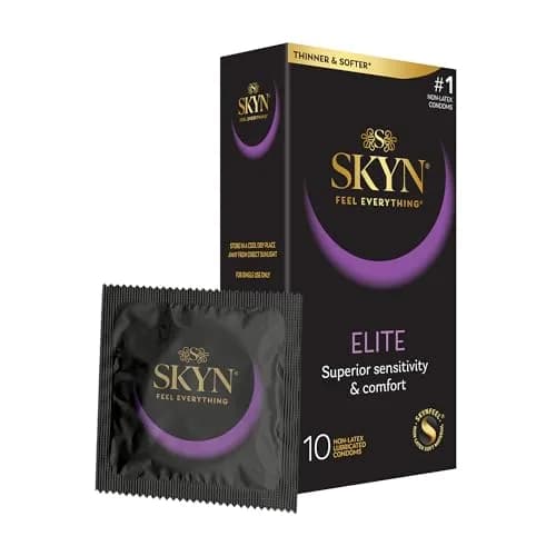 SKYN Elite Ultra-Thin Lubricated Latex-Free Condoms 10 Count (10 Count) thumbnail 1