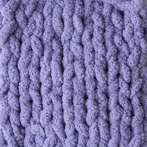 Bernat Baby Blanket Yarn Lilac Leaf Soft Chenille Style for Crochet & Knitting 100g (3.5 oz) | USA Imported thumbnail 3