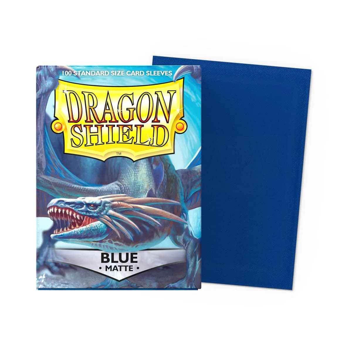 Dragon Shield Standard Size Matte Card Sleeves (100 CT, Blue) | Premium TCG Protection for Pokemon, MTG, Flesh & Blood - view 2