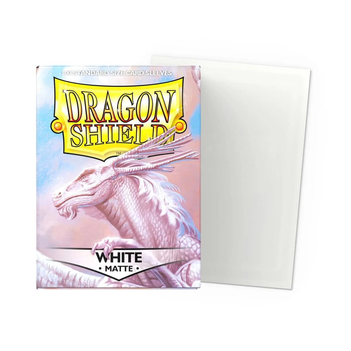 Dragon Shield Matte Card Sleeves Standard Size 100 CT White | Premium TCG Protection for Pokemon, MTG - view 2
