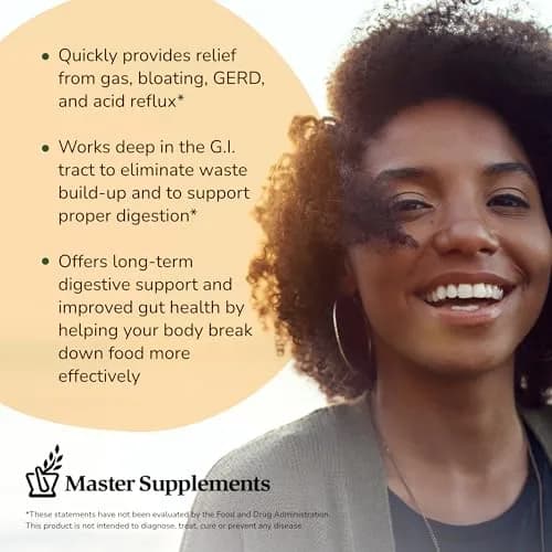 ENZALASE Probiotic Enzymes 50 Capsules | Digestive Boost & Gas Relief, Gluten Free, 150 Servings thumbnail 4