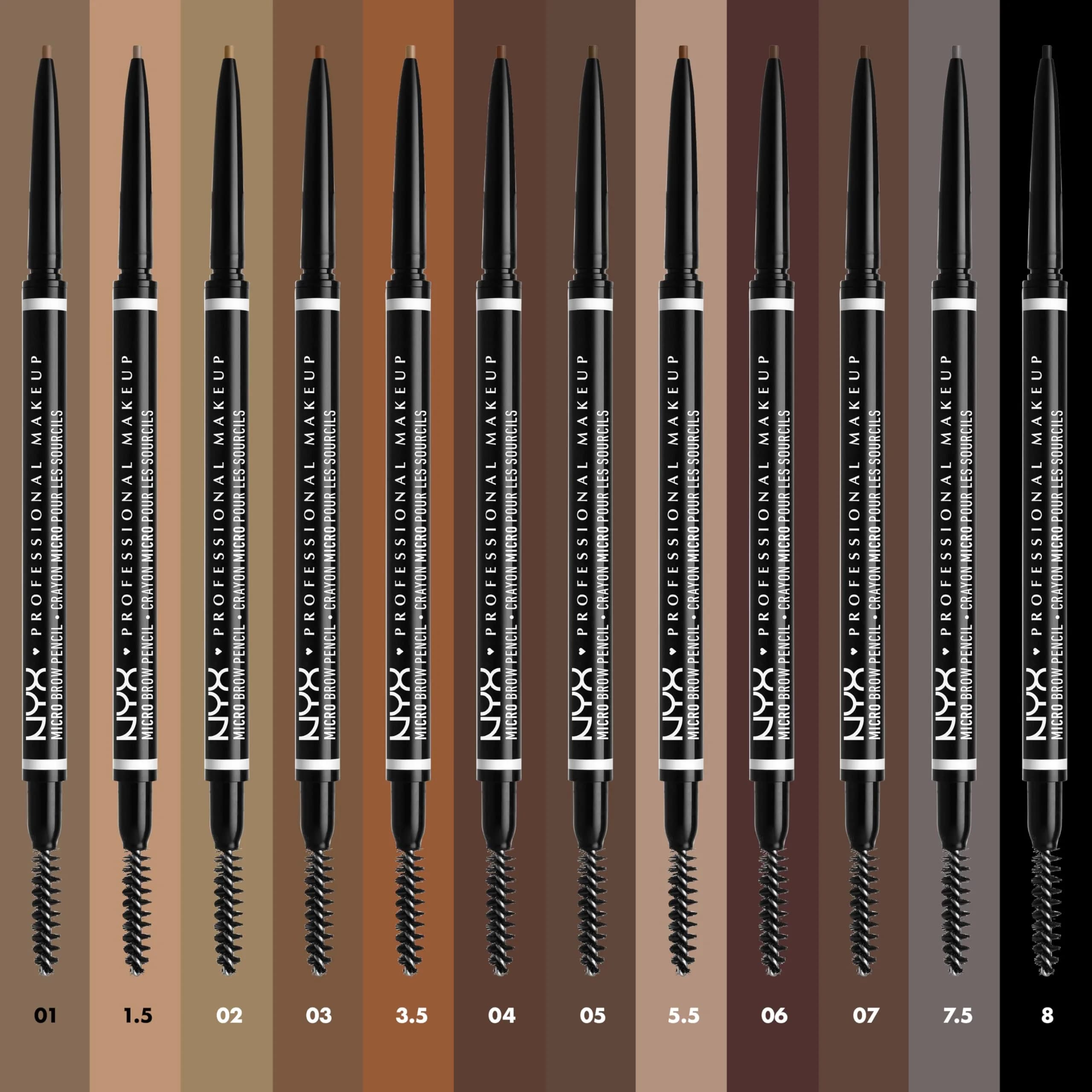NYX PROFESSIONAL MAKEUP Micro Brow Pencil, Precise Eyebrow Pencil - Espresso | Natural Fill & Definition - view 5