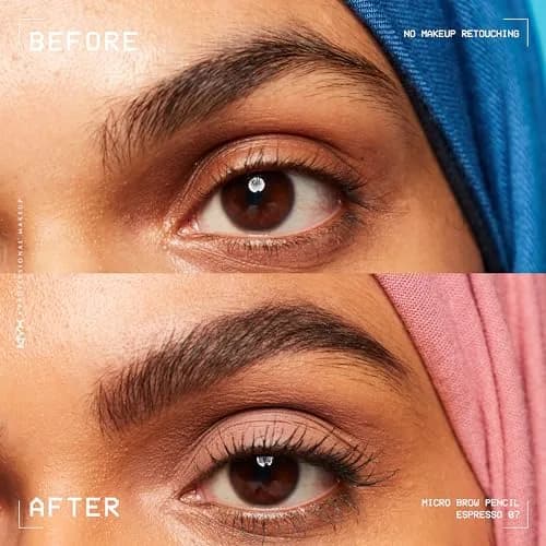 NYX PROFESSIONAL MAKEUP Micro Brow Pencil, Precise Eyebrow Pencil - Espresso | Natural Fill & Definition thumbnail 3