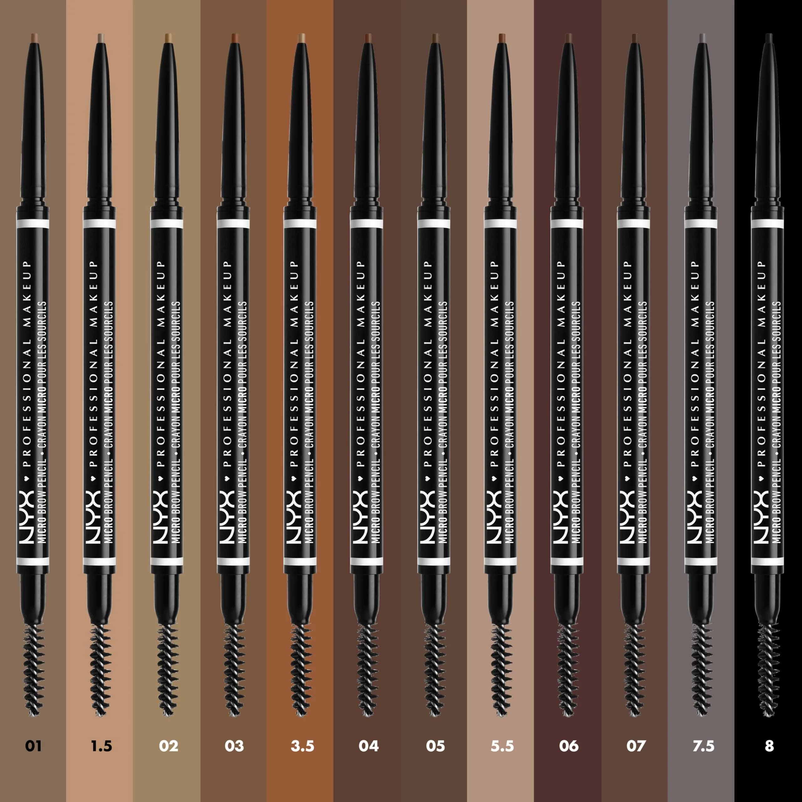 NYX PROFESSIONAL MAKEUP Micro Brow Pencil, Precise Eyebrow Pencil - Auburn | Natural Fill & Define - view 5
