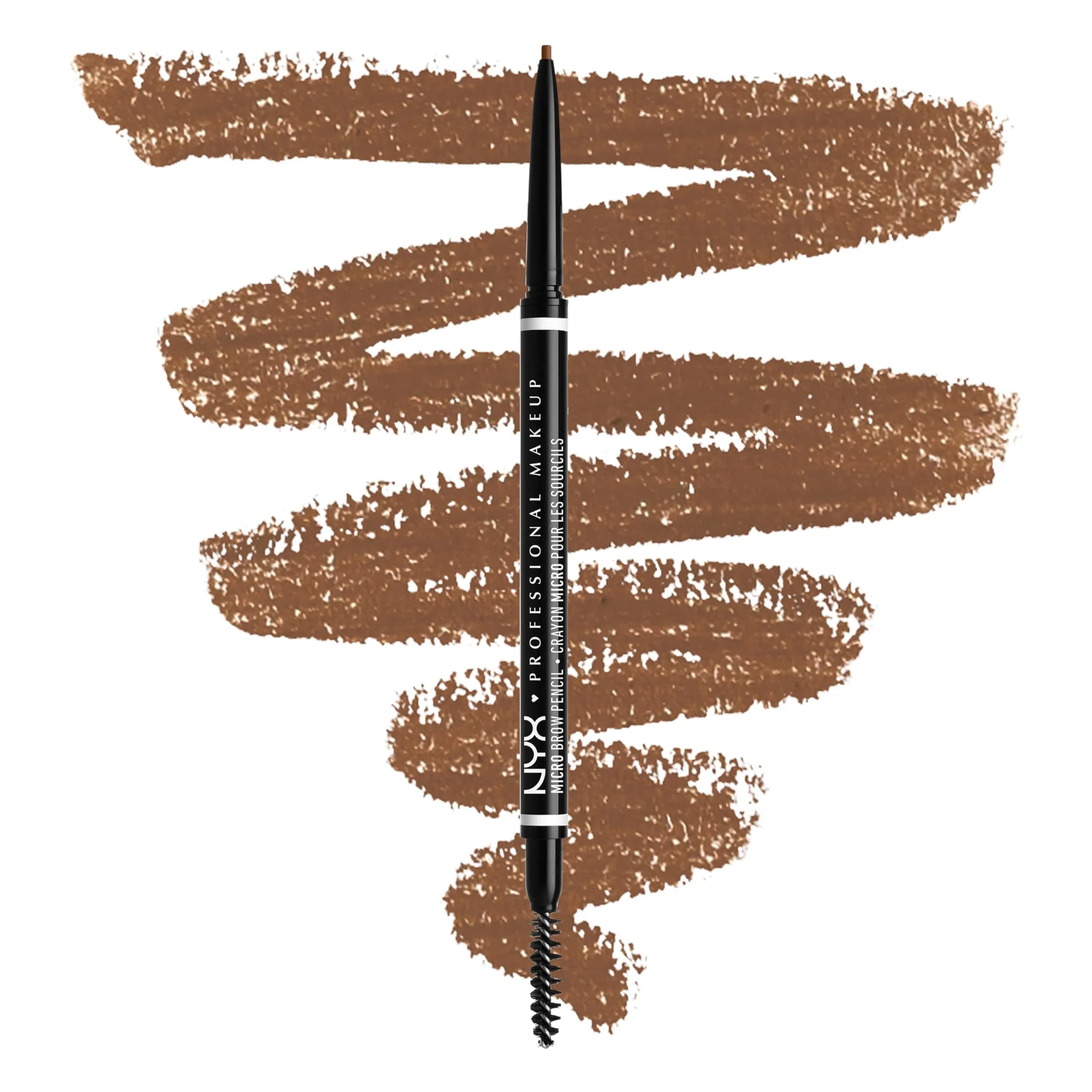 NYX PROFESSIONAL MAKEUP Micro Brow Pencil, Precise Eyebrow Pencil - Auburn | Natural Fill & Define
