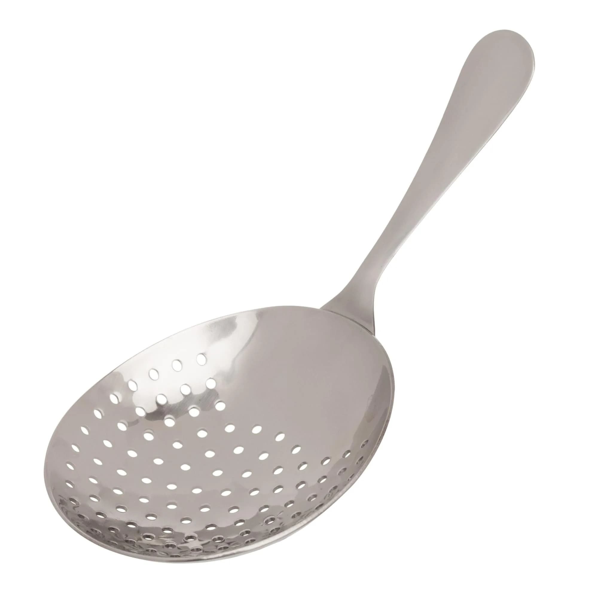 HIC Kitchen Bar Julep Bar Strainer, 18/8 Stainless Steel | Effective Cocktail Straining Tool