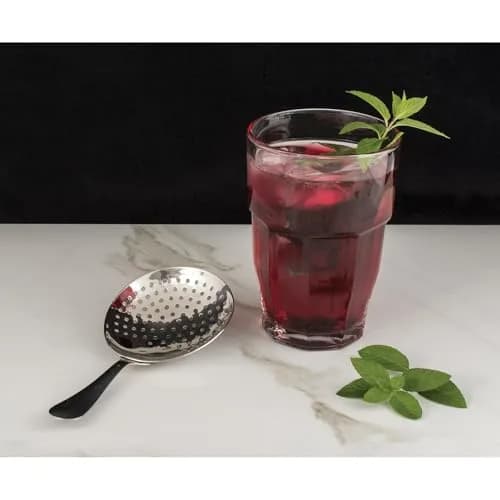 HIC Kitchen Bar Julep Bar Strainer, 18/8 Stainless Steel | Effective Cocktail Straining Tool thumbnail 5