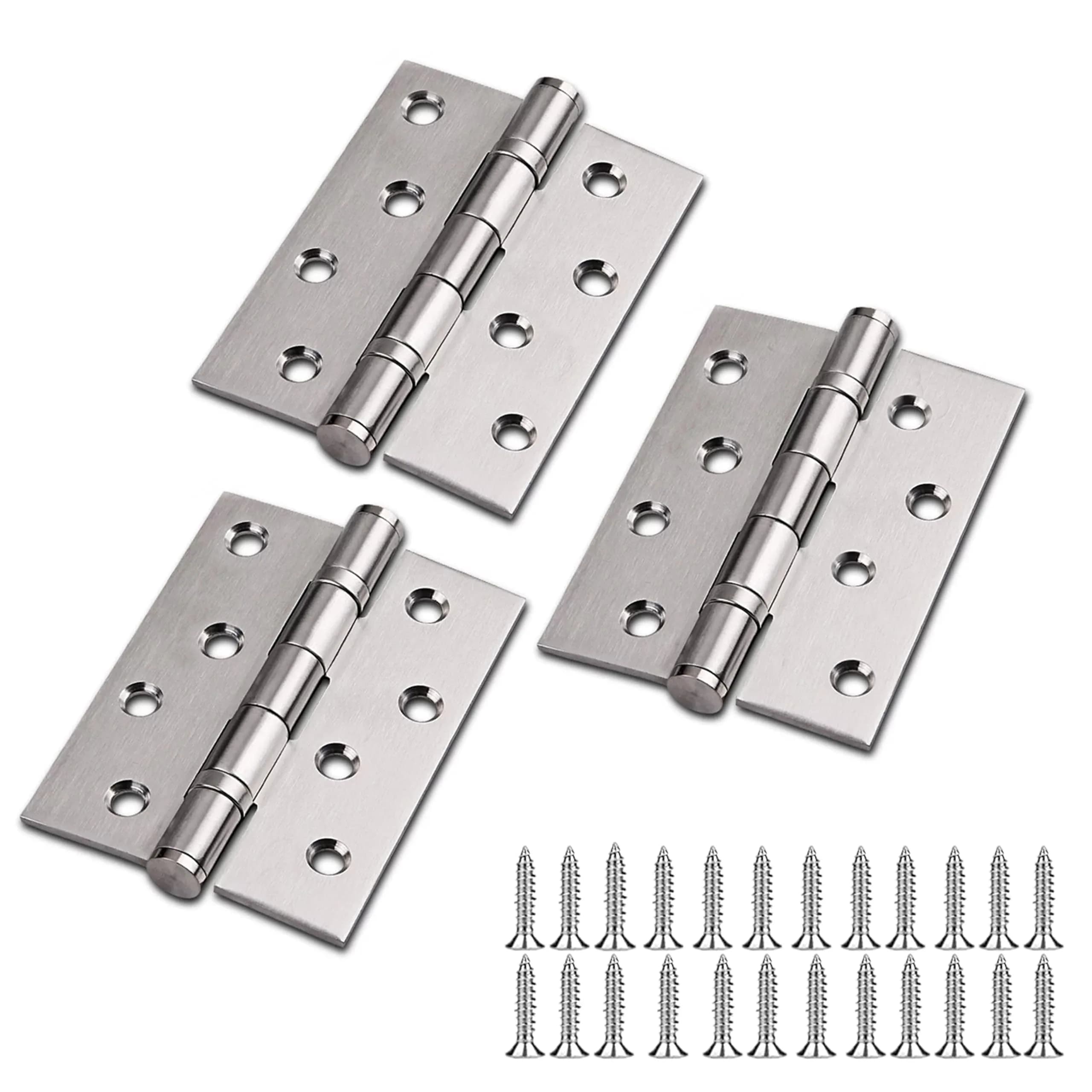 TOGU Brushed Nickel Door Hinge 4" x 3" | Heavy Duty Stainless Steel (70-120 chars)