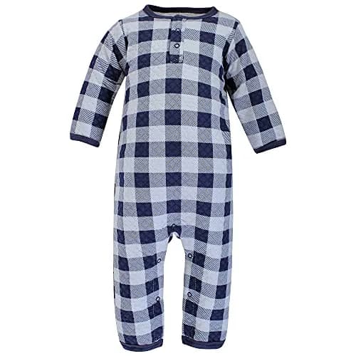 Hudson Baby Unisex Baby Premium Quilted Coveralls Construction 3-6 Months | Cozy All-Day Wear thumbnail 4