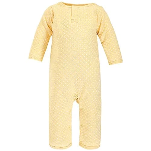 Hudson Baby Unisex Baby Premium Quilted Coveralls 0-3 Months | Fall Botanical, Cozy Cotton thumbnail 4