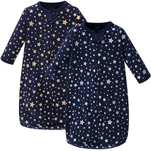 Hudson Baby Unisex Baby Cotton Long-Sleeve Wearable Sleeping Bag, 3-9 Months | Cozy, Safe Sleep Solution thumbnail 1