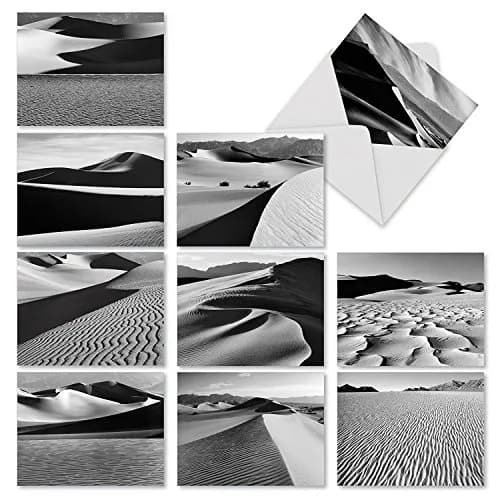 The Best Card Company 10 Mini Boxed Notecards Sandy Terrain Photos | Assorted Blank Greeting Cards for All Occasions thumbnail 1