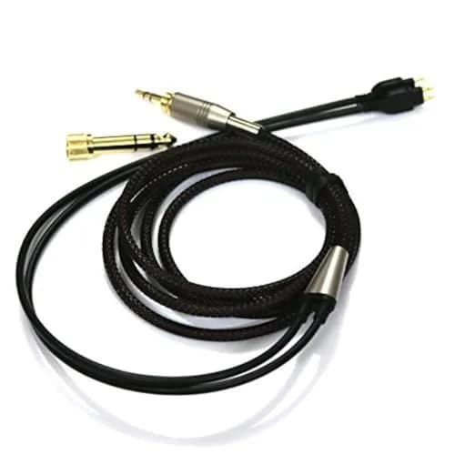 NewFantasia 1.5m (4.9ft) Audio Cable for Sennheiser HD650/HD600/HD580/HD660S/HD6XX | 3.5mm to 6.35mm Adapter thumbnail 1
